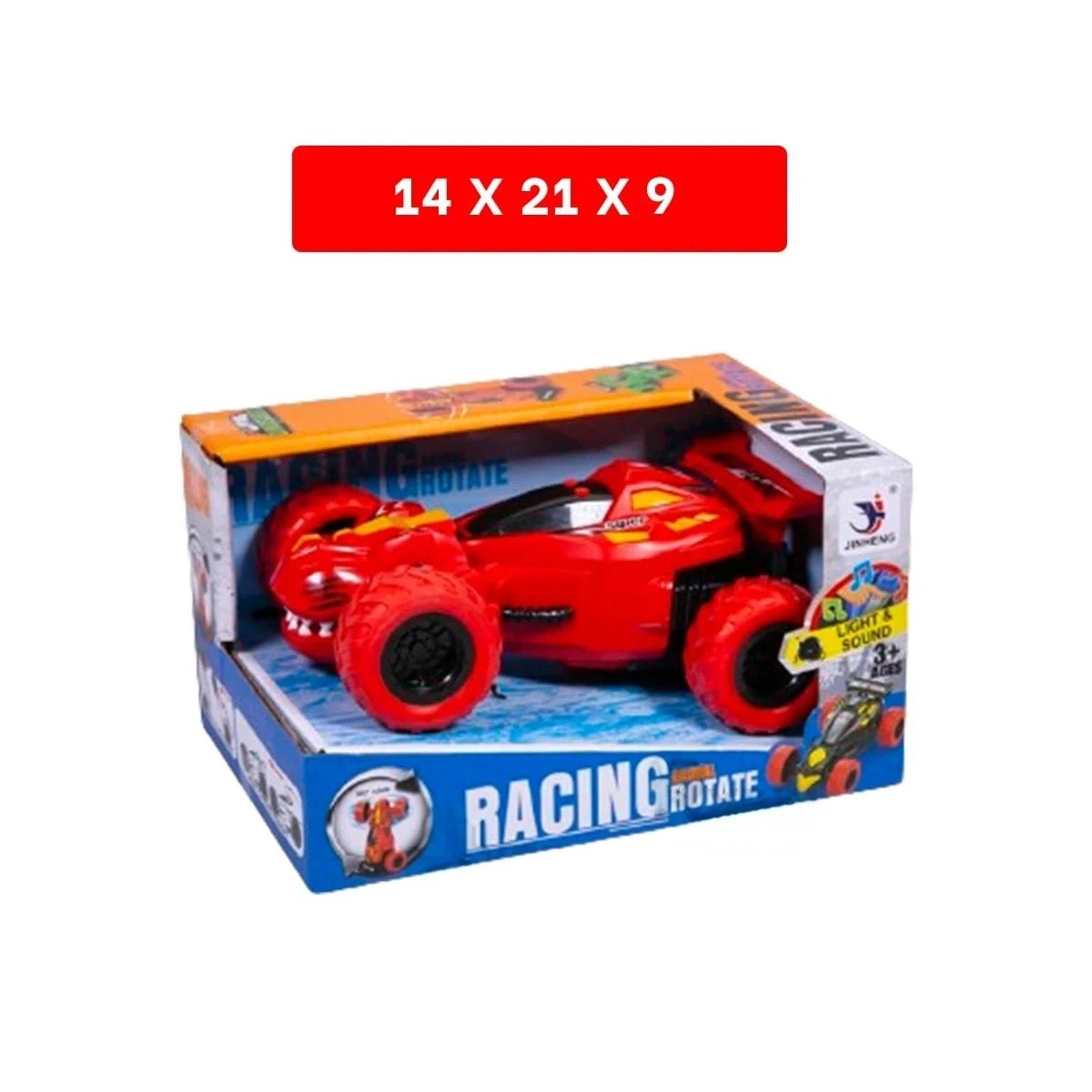 PACK6 PRESENTACION ACROBATICO LED ROJO CON LUCES LED - 4