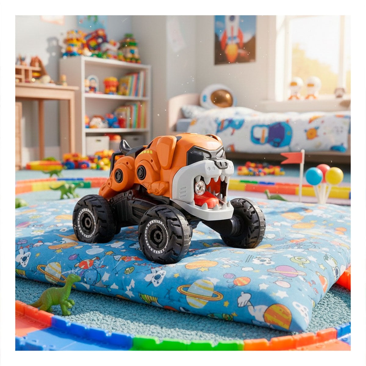 PACK2 CARRO ROBOT PERRO CON CONTROL REMOTO PARA ENTRETENIMIENTO FAMILIAR Y+REGALO STICKER - 3