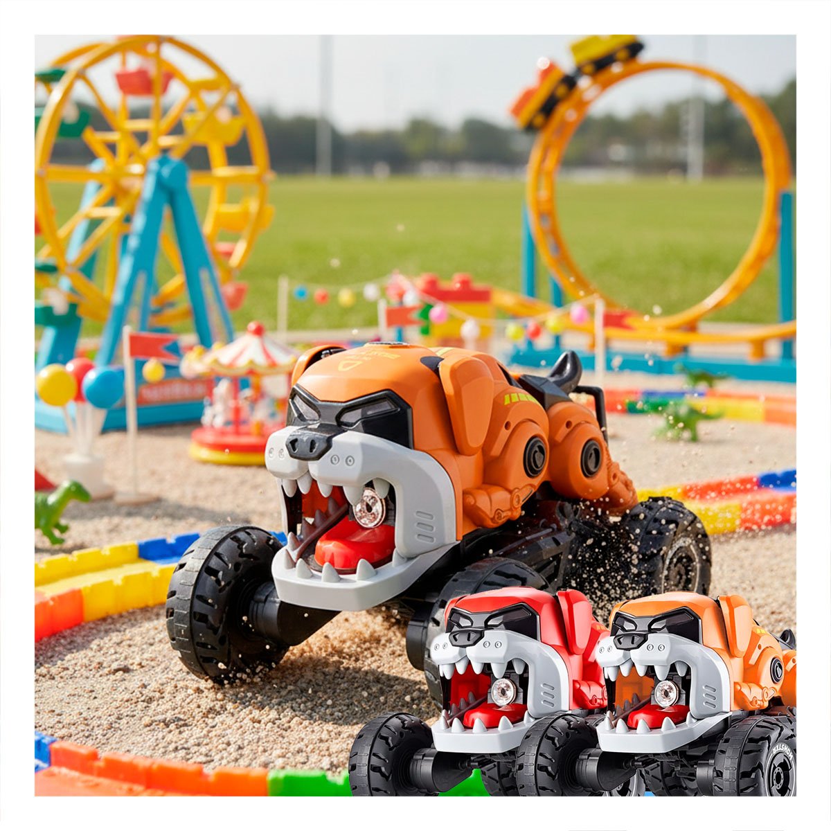 PACK2 CARRO ROBOT PERRO CON CONTROL REMOTO PARA ENTRETENIMIENTO FAMILIAR Y+REGALO STICKER - 5