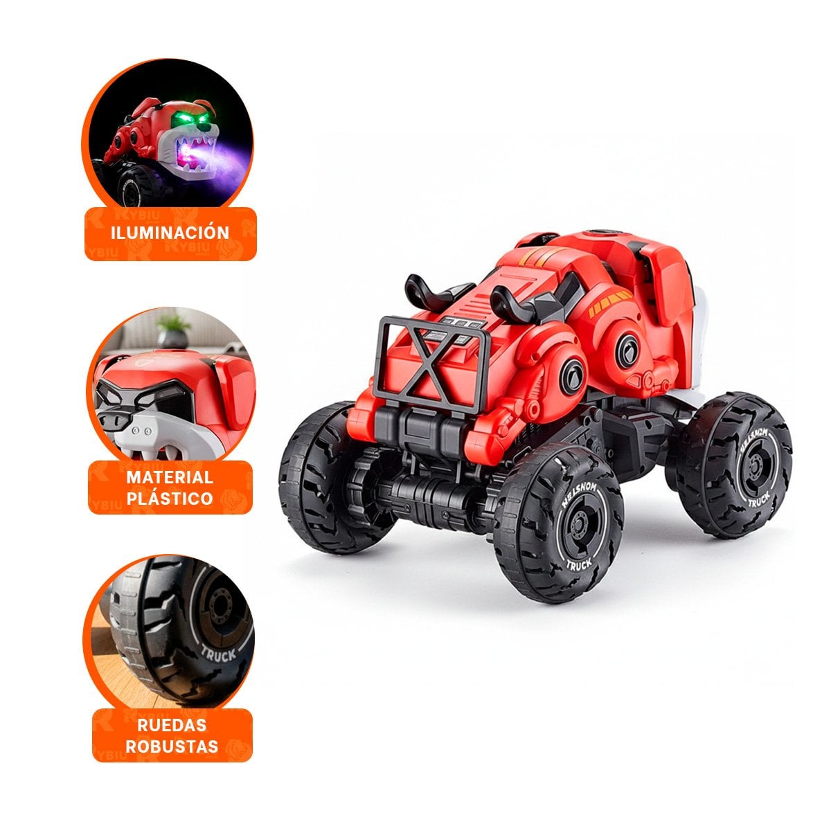CARRO ROBOT PERRO CON CONTROL REMOTO Y MOVIMIENTO GUIADO PARA JUEGO EN CASA - 3