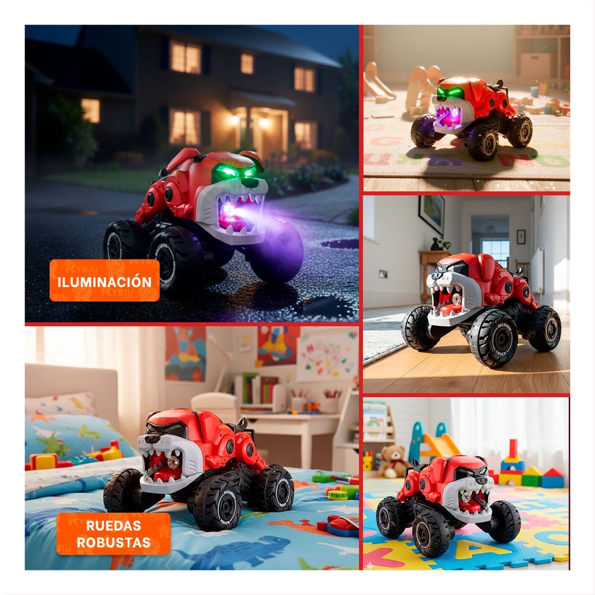 CARRO ROBOT PERRO CON CONTROL REMOTO Y MOVIMIENTO GUIADO PARA JUEGO EN CASA - 5