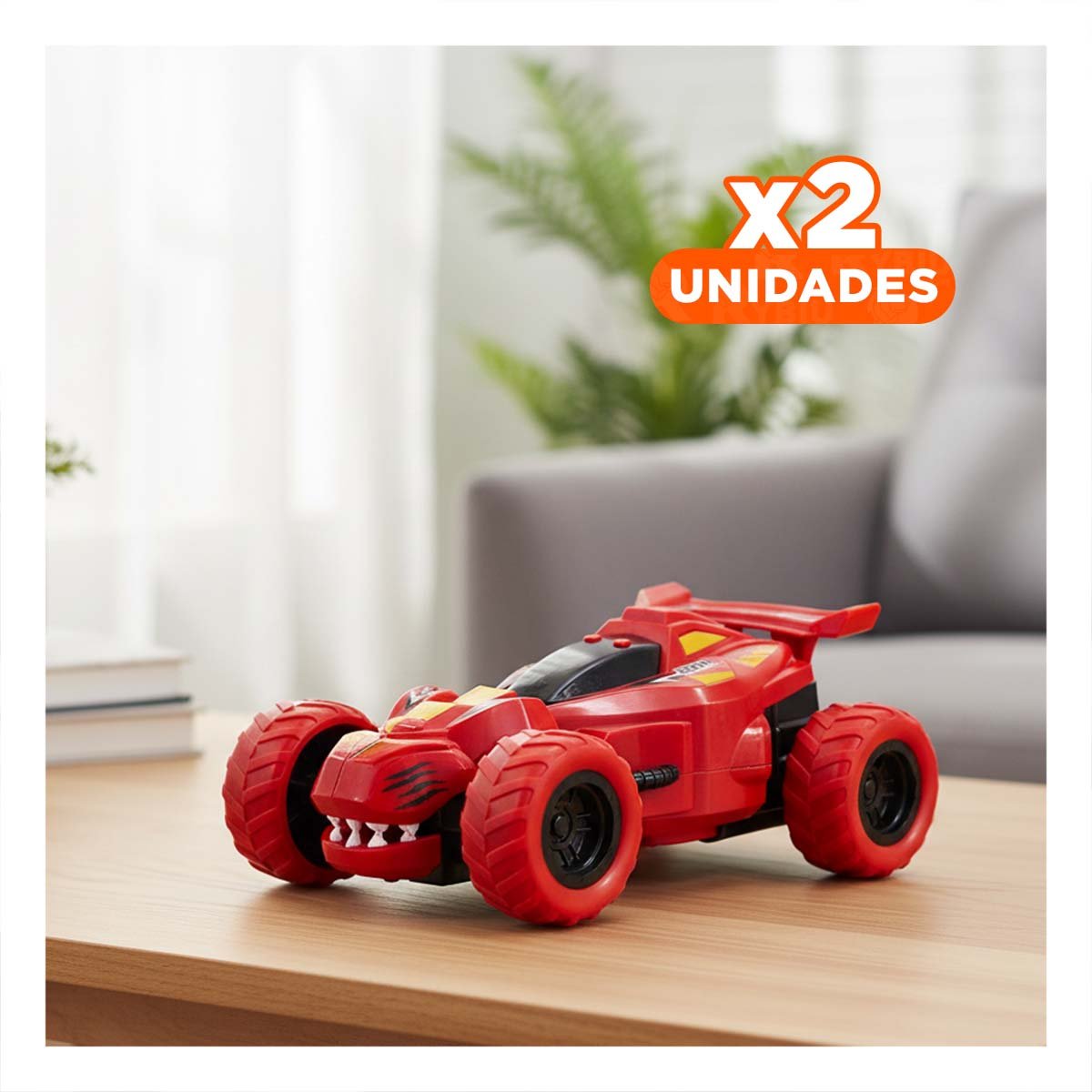 PACK2 FORMATO ACROBATICO LED ROJO CON ESTILO ACTUAL Y LUCES Y+REGALO STICKER - 1