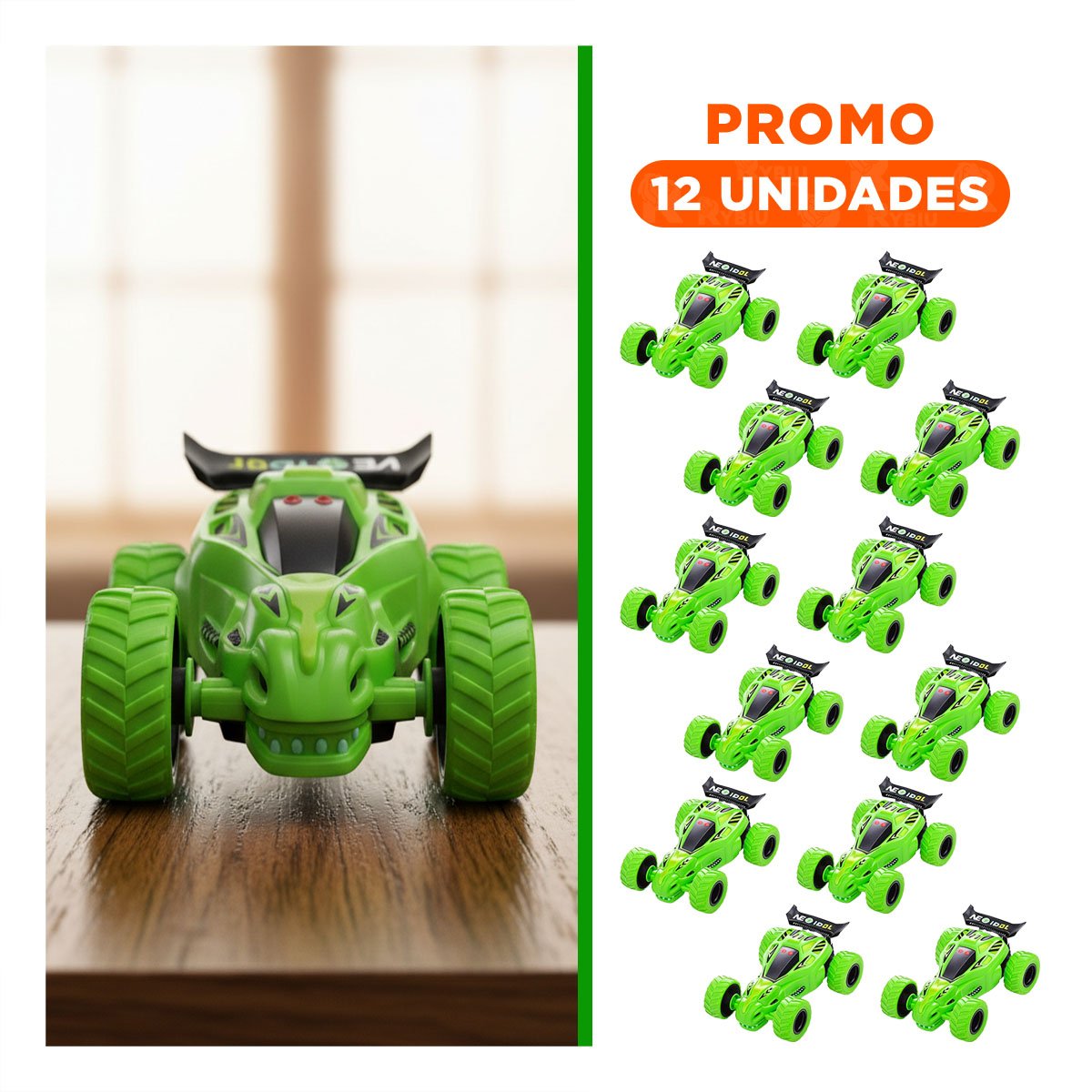 PACK12 JUGUETE DE GIROS EN CAJA CON ACCION VISUAL PARA RUTINAS DINAMICAS Y+REGALO STICKER - 1