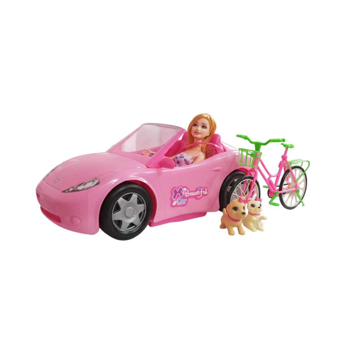 MOVIL DE JUEGO CON BICICLETA FIGURAS Y PERROS PARA MOMENTOS RECREATIVOS Y+REGALO STICKER - 3