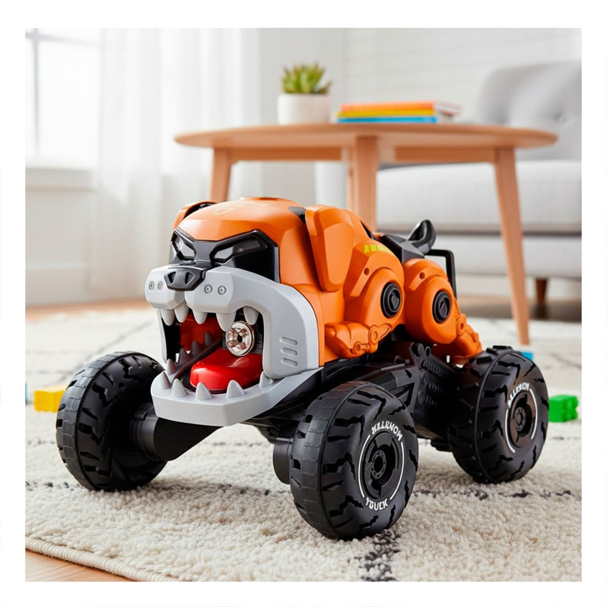 CARRO ROBOT PERRO CON CONTROL REMOTO PARA DIVERSION Y JUEGO EN ESPACIOS DEL HOGAR - 1