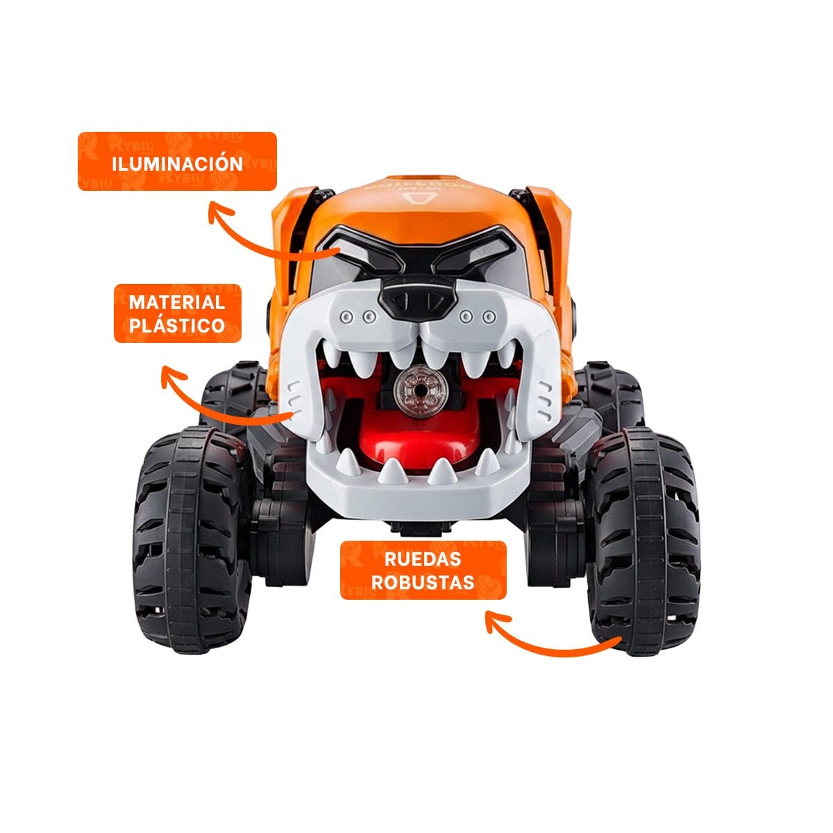 CARRO ROBOT PERRO CON CONTROL REMOTO PARA DIVERSION Y JUEGO EN ESPACIOS DEL HOGAR - 3