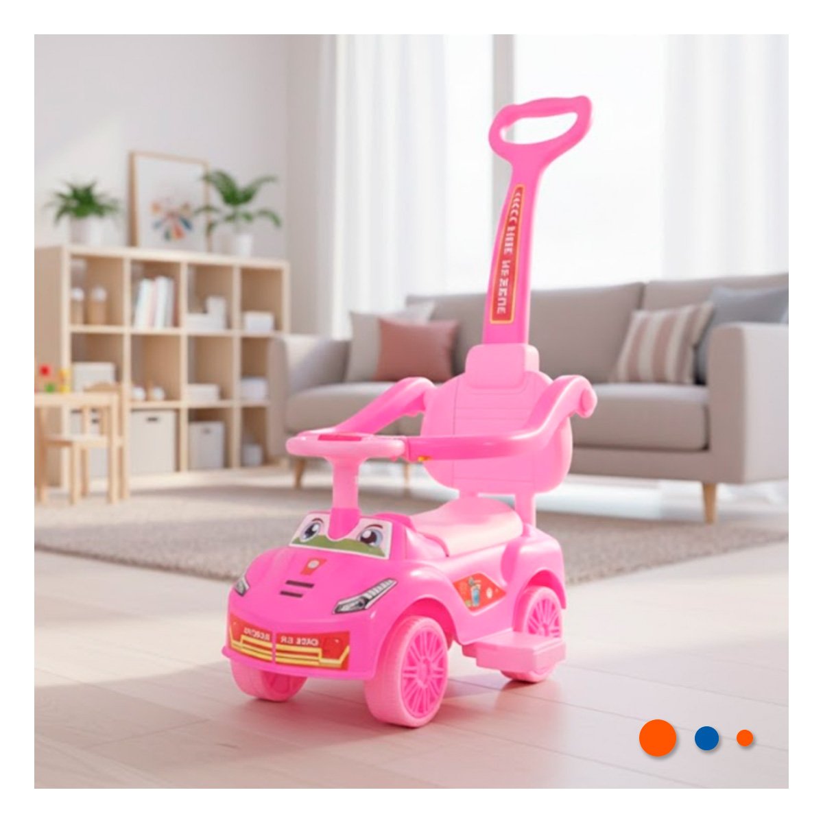 PACK2 VEHICULO DE ARRASTRE PARA USO INTERIOR Y EXTERIOR INFANTIL - 2