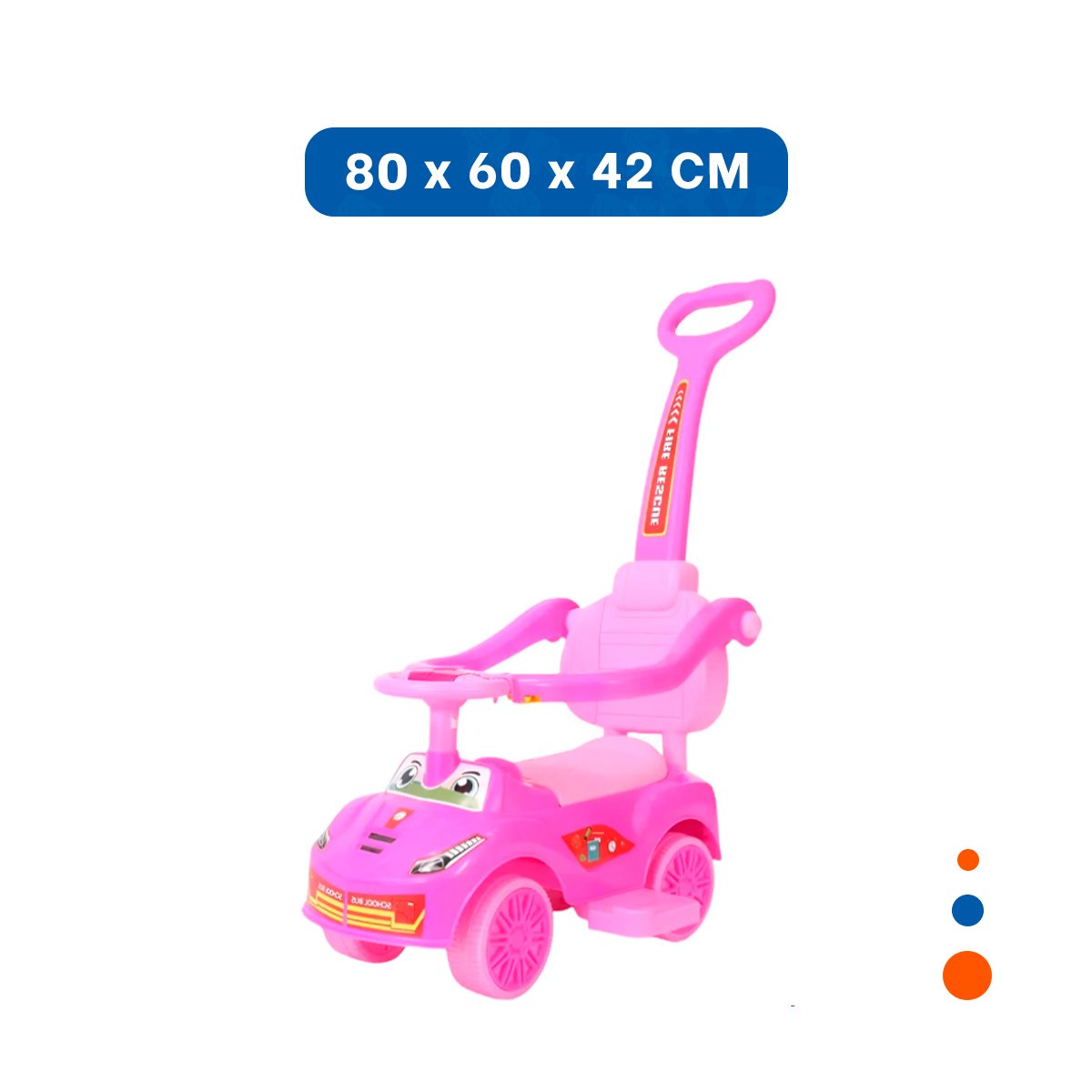 PACK2 VEHICULO DE ARRASTRE PARA USO INTERIOR Y EXTERIOR INFANTIL - 4