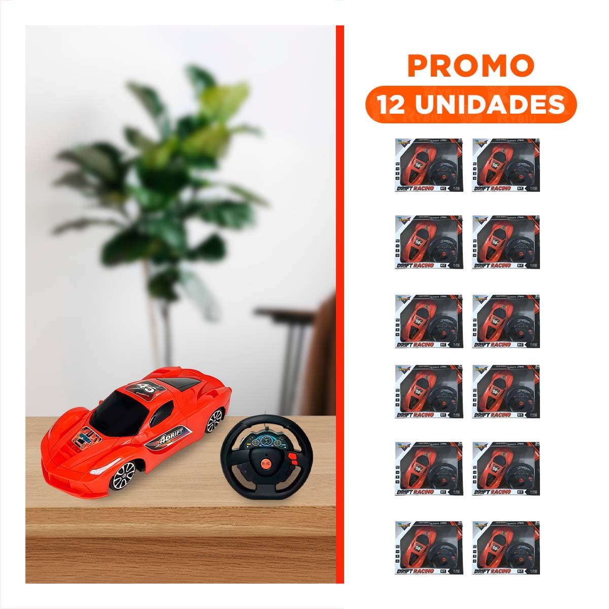 PACK12 RECURSO CONTROL REMOTO ROJO PARA CASA CON ESTILO MODERNO Y USO DIARIO Y+REGALO STICKER - 1