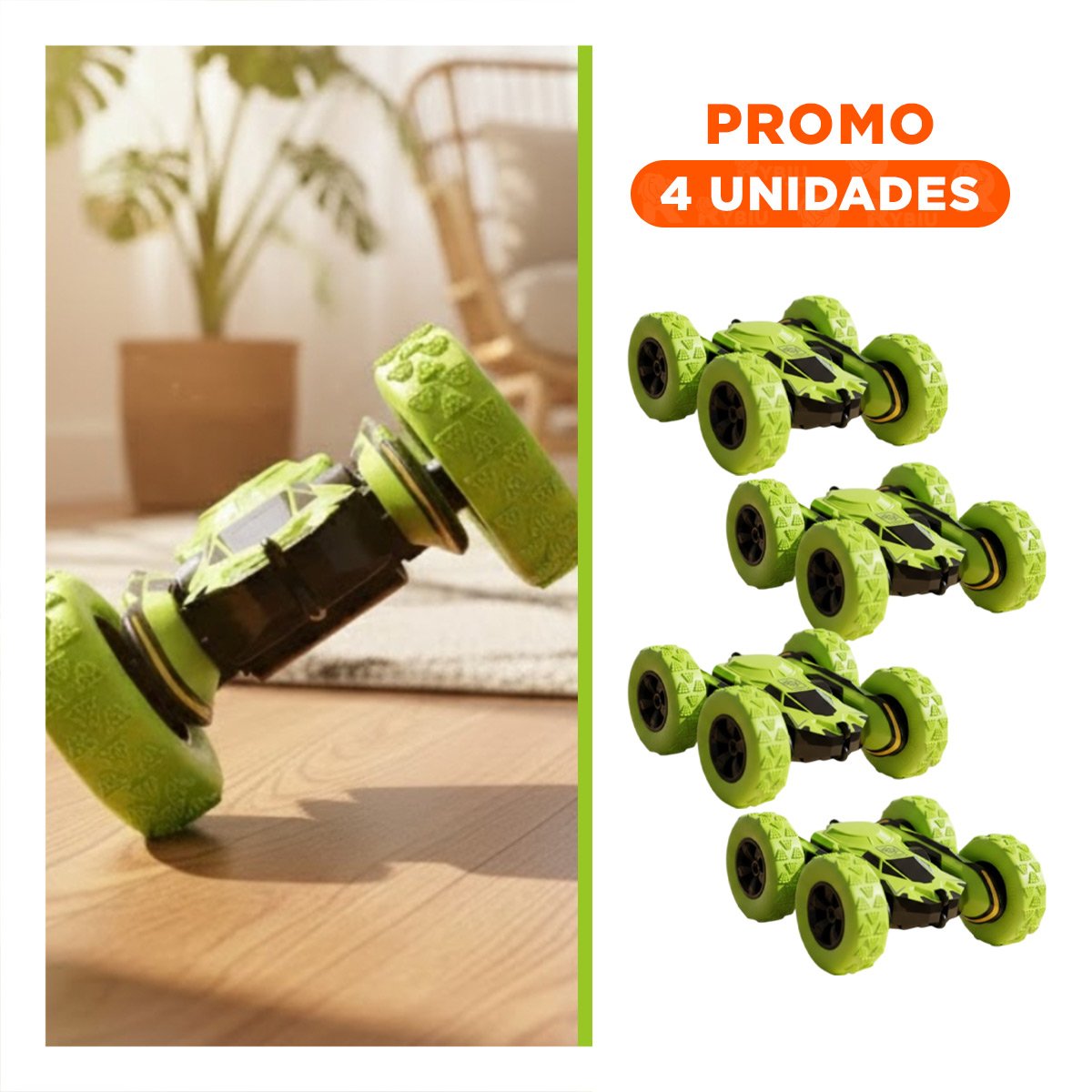 PACK4 BUGGY INFANTIL CON CONTROL REMOTO PARA ENTRETENIMIENTO DIARIO Y+REGALO STICKER - 1