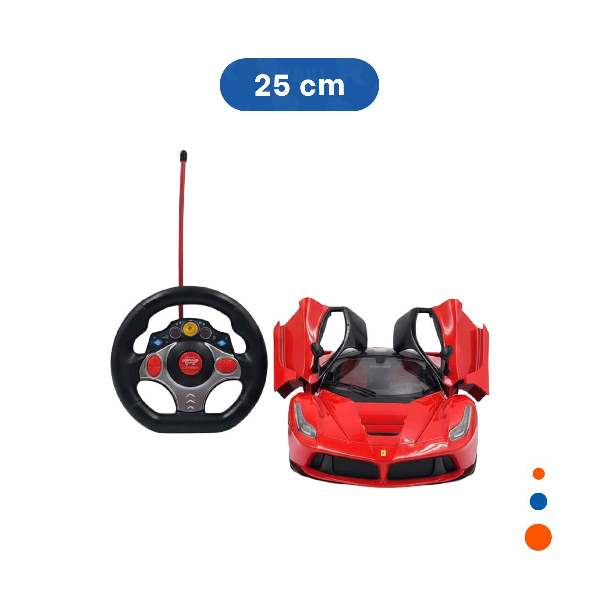 ESTILO DEPORTIVO A CONTROL REMOTO ROJO PARA JUEGOS EN CASA Y ZONAS DE HOGAR Y+PAPEL REGALO - 4