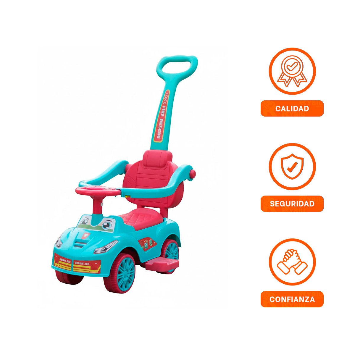 JUGUETE CON MANGO DE EMPUJE PARA JUEGO ACTIVO INFANTIL - 3