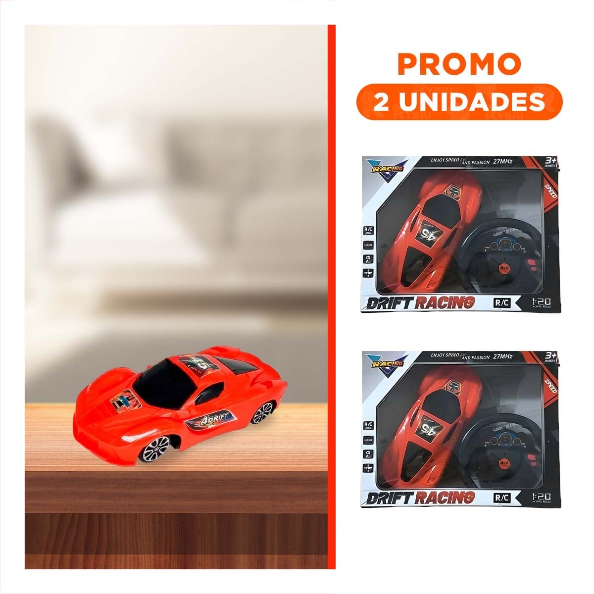 PACK2 INNOVACION CONTROL REMOTO ROJO PARA HOGAR CON DISENO ACTUAL Y MANEJO SUAVE - 1
