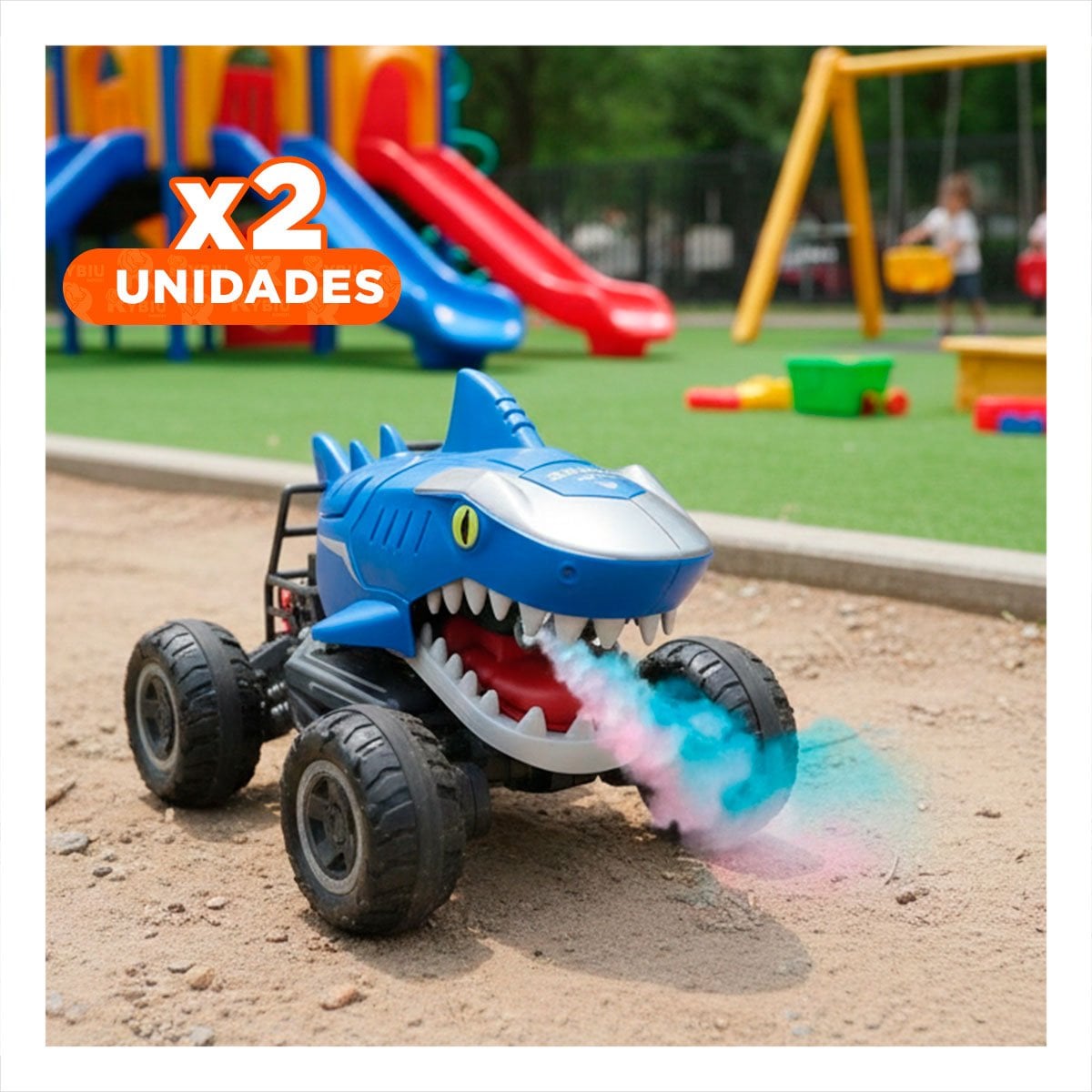 PACK2 CONCEPTO ROBOT TIBURON CON CONTROL REMOTO PARA JUEGO INTERACTIVO EN CASA Y+REGALO STICKER - 1