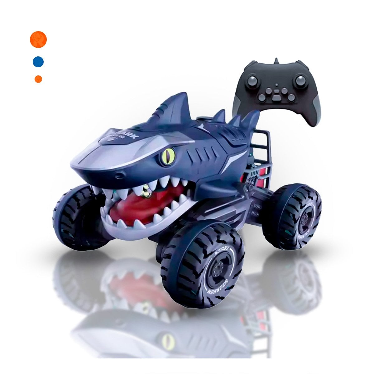 PACK2 CONCEPTO ROBOT TIBURON CON CONTROL REMOTO PARA JUEGO INTERACTIVO EN CASA Y+REGALO STICKER - 2