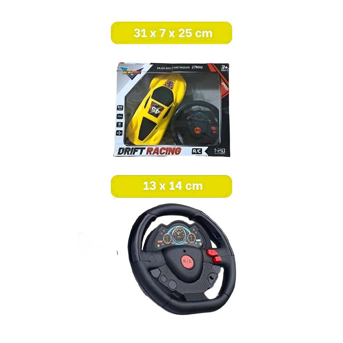 PACK12 VISUAL CONTROL REMOTO AMARILLO PARA HOGAR Y+REGALO STICKER - 4
