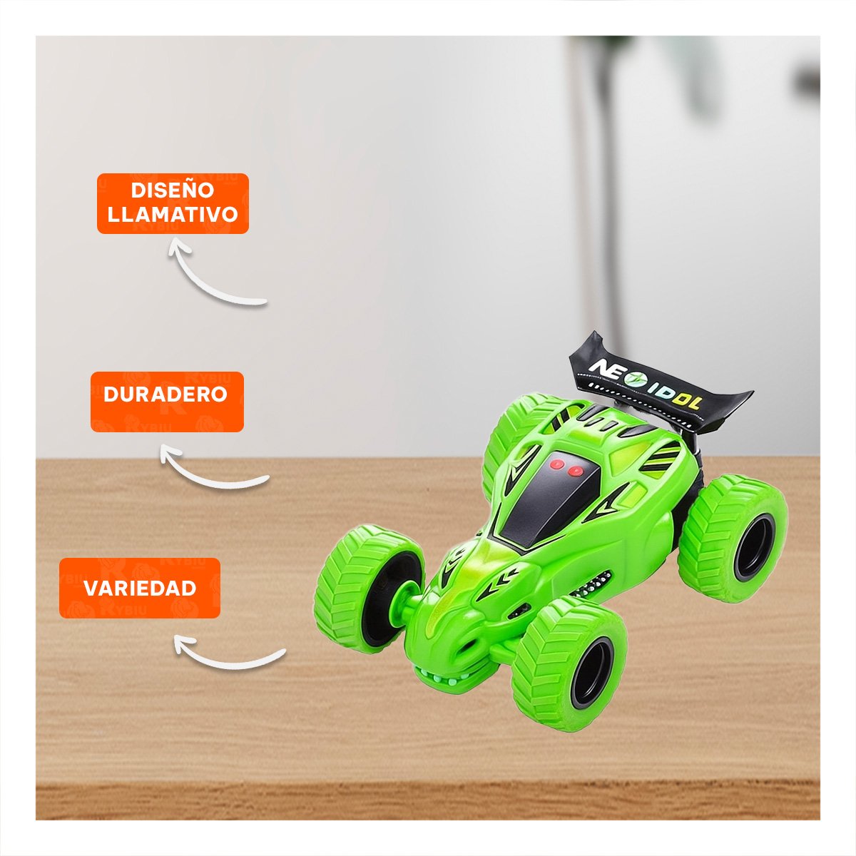 PACK12 COCHE DE GIROS EN CAJA CON MANIOBRAS SORPRENDENTES Y JUEGO LIBRE Y+PAPEL REGALO - 3