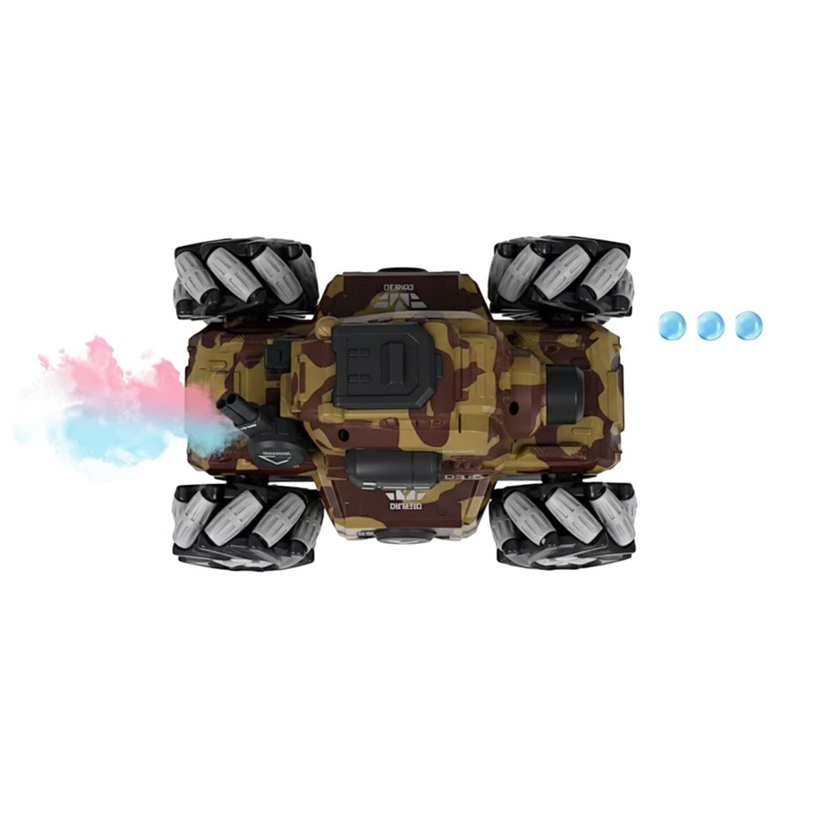 VEHICULO CON MANDO REMOTO Y DISPARO HIDROGEL PARA AVENTURA ESTILO MILITAR Y+LIGAS REGALO - 3