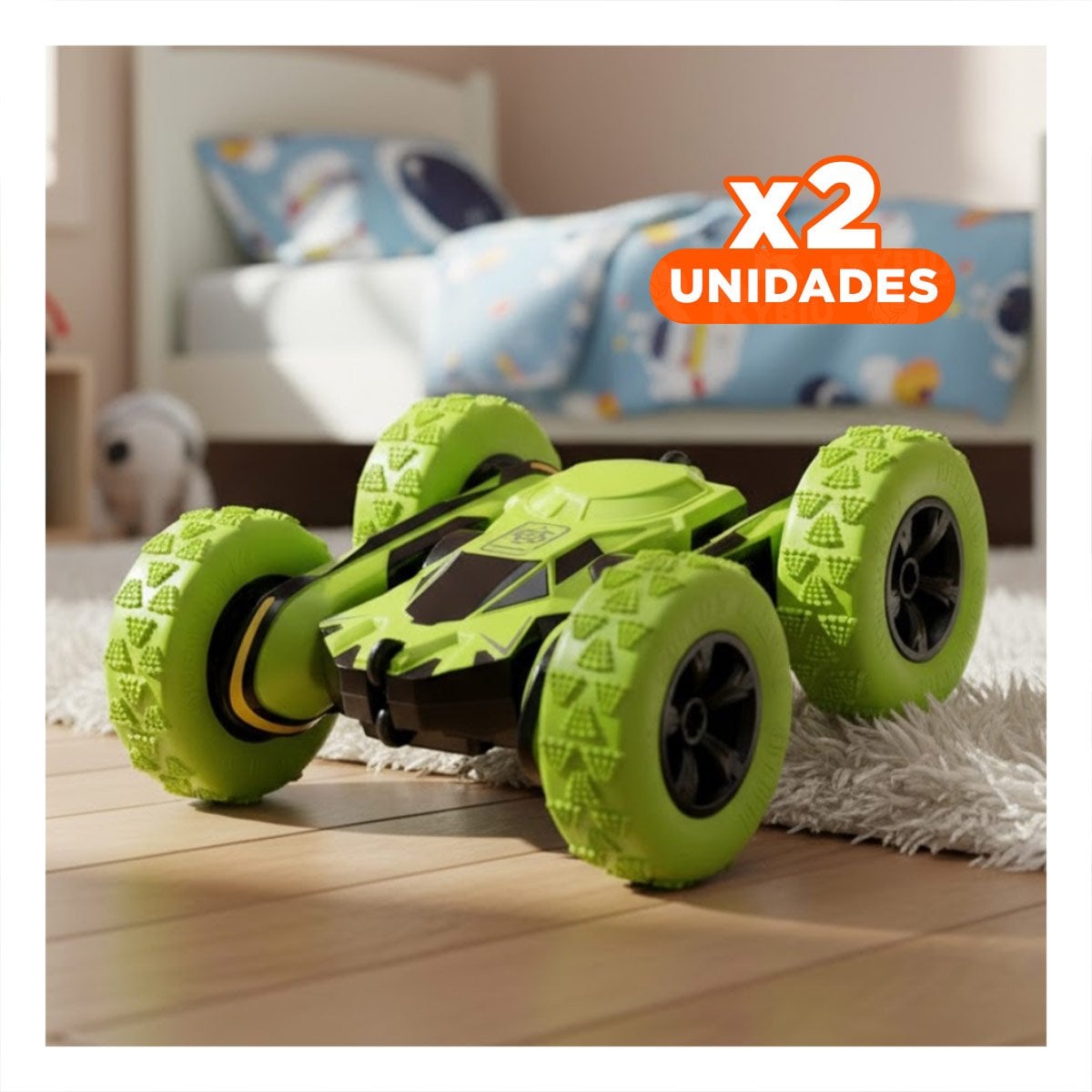 PACK2 BUGGY TODO TERRENO CON CONTROL REMOTO PARA DIVERSION INFANTIL Y+REGALO STICKER - 1