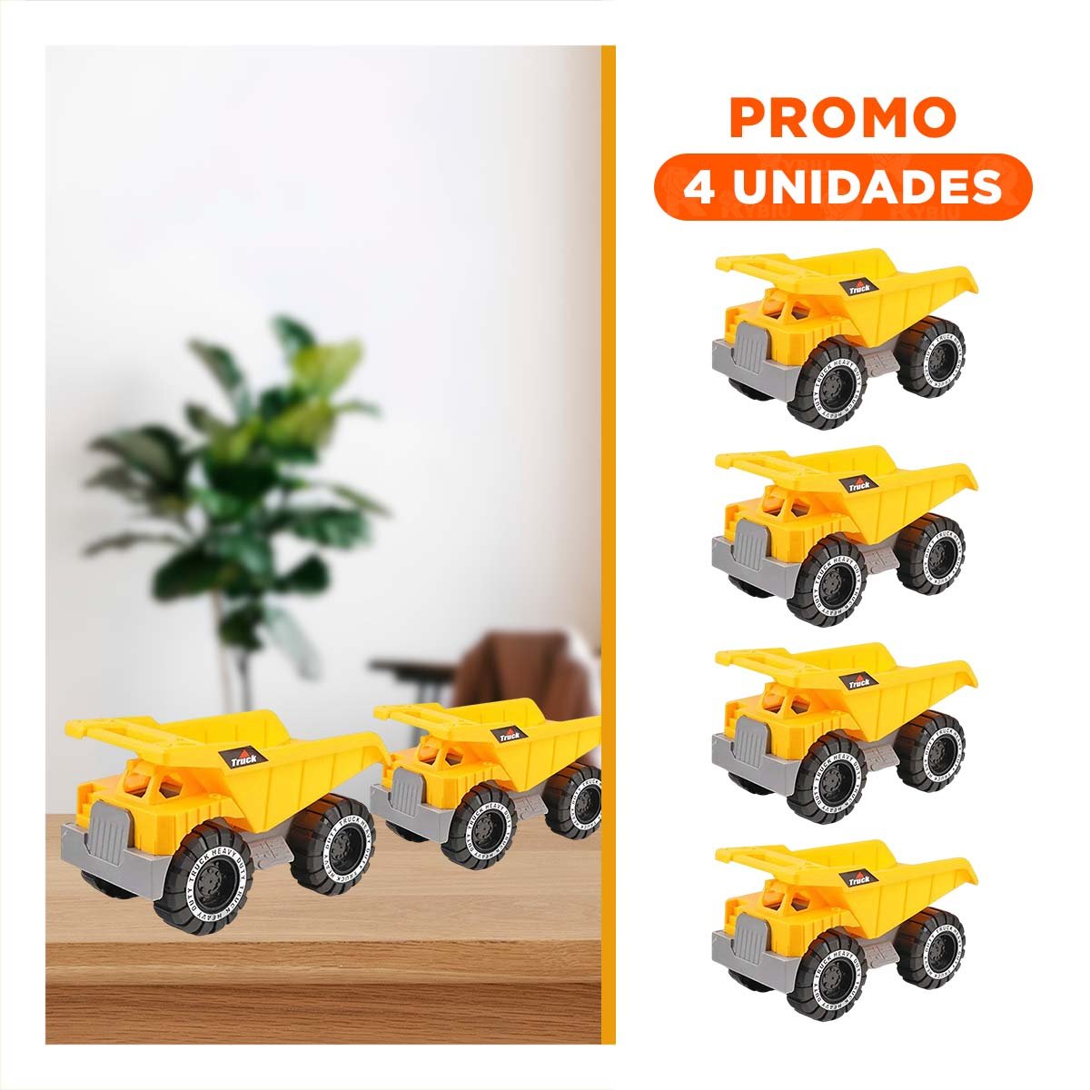 PACK4 OPCION LUDICA DE CONSTRUCCION EN BOLSA CON PIEZAS PARA JUEGO Y+REGALO STICKER - 1