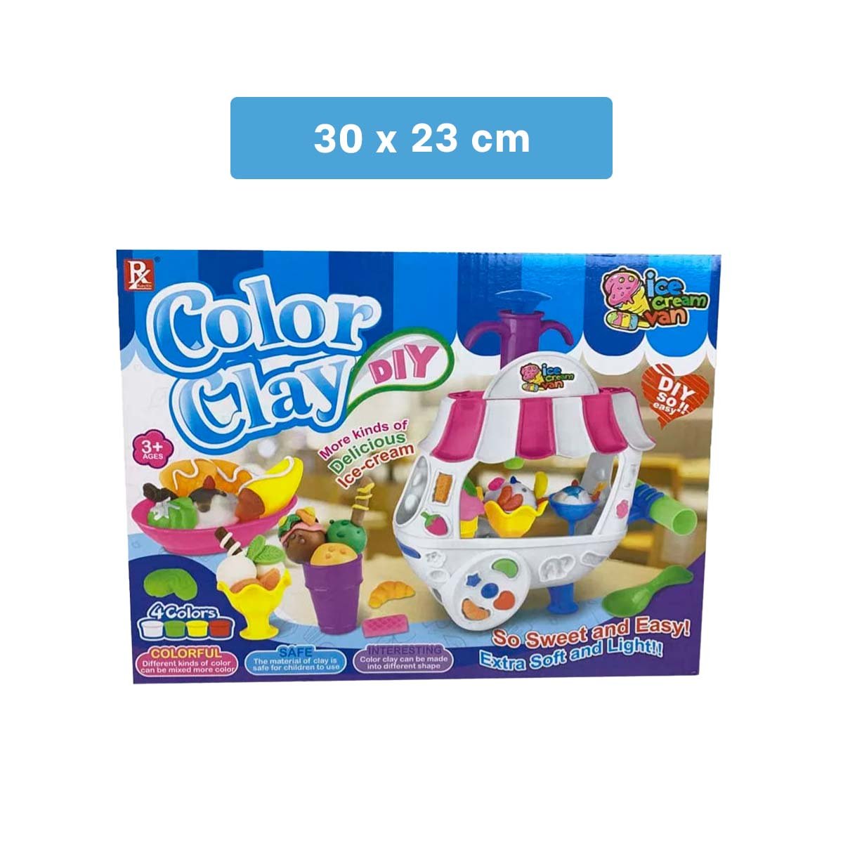 ESTACION INFANTIL DE HELADOS CON MASA MOLDEABLE PARA JUEGOS MANUALES CREATIVOS - 4
