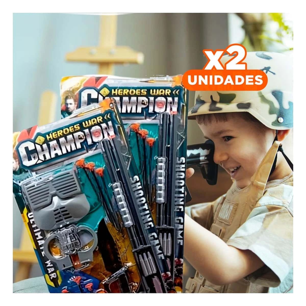PACK2 PAQUETE DE LANZA PROYECTILES CON MASCARA Y ACCESORIOS PARA RELAX Y JUEGO Y+REGALO STICKER - 1