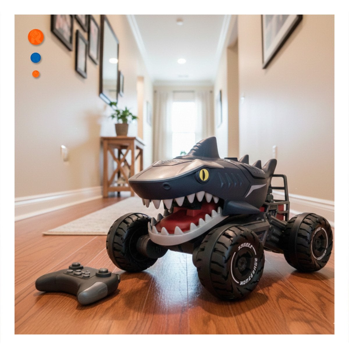 SISTEMA ROBOT TIBURON CON CONTROL REMOTO PARA ENTRETENIMIENTO ACTIVO EN EL HOGAR Y+POST IT - 2