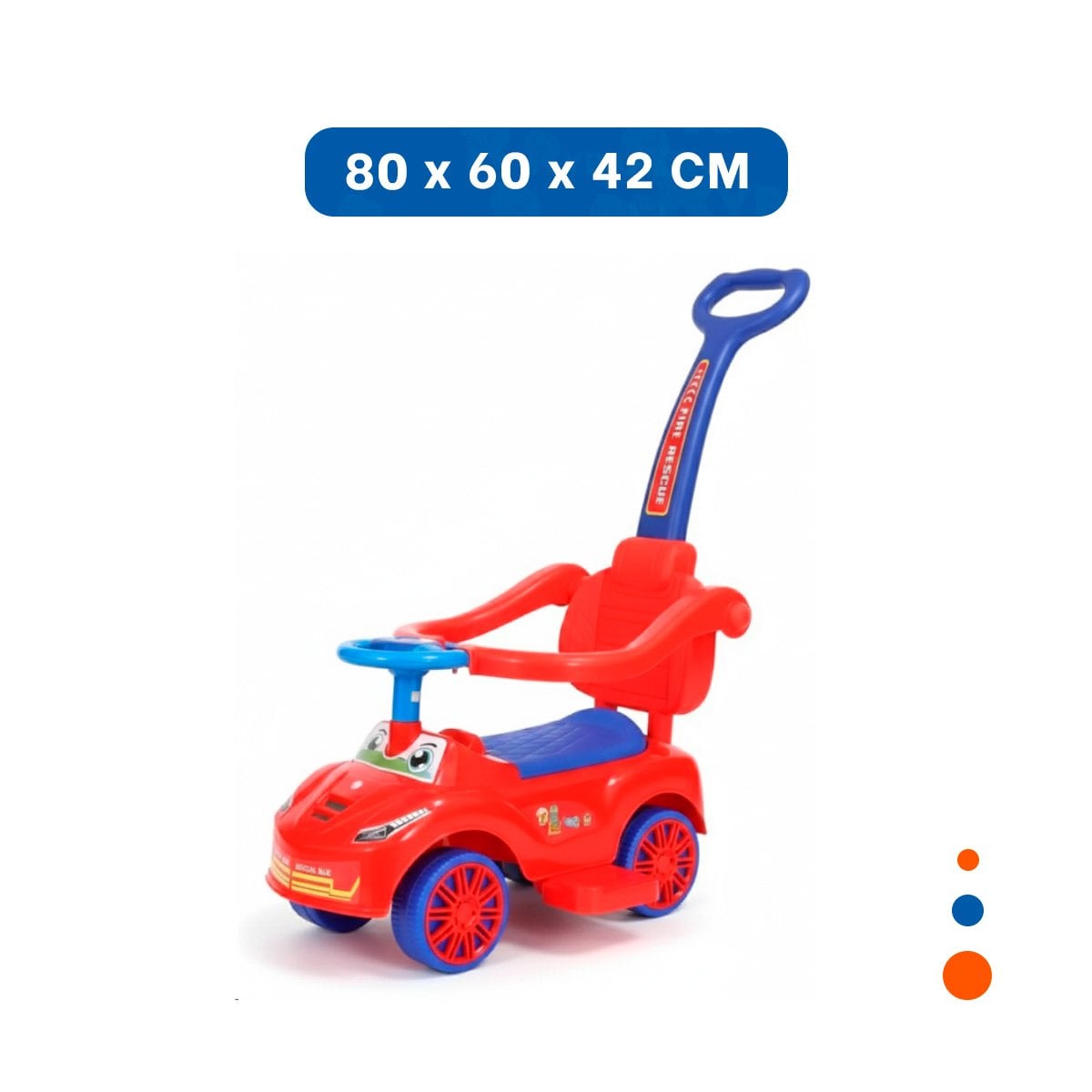 VEHICULO INFANTIL PARA JUEGO DIARIO CON ARRASTRE SEGURO Y+POST IT - 4