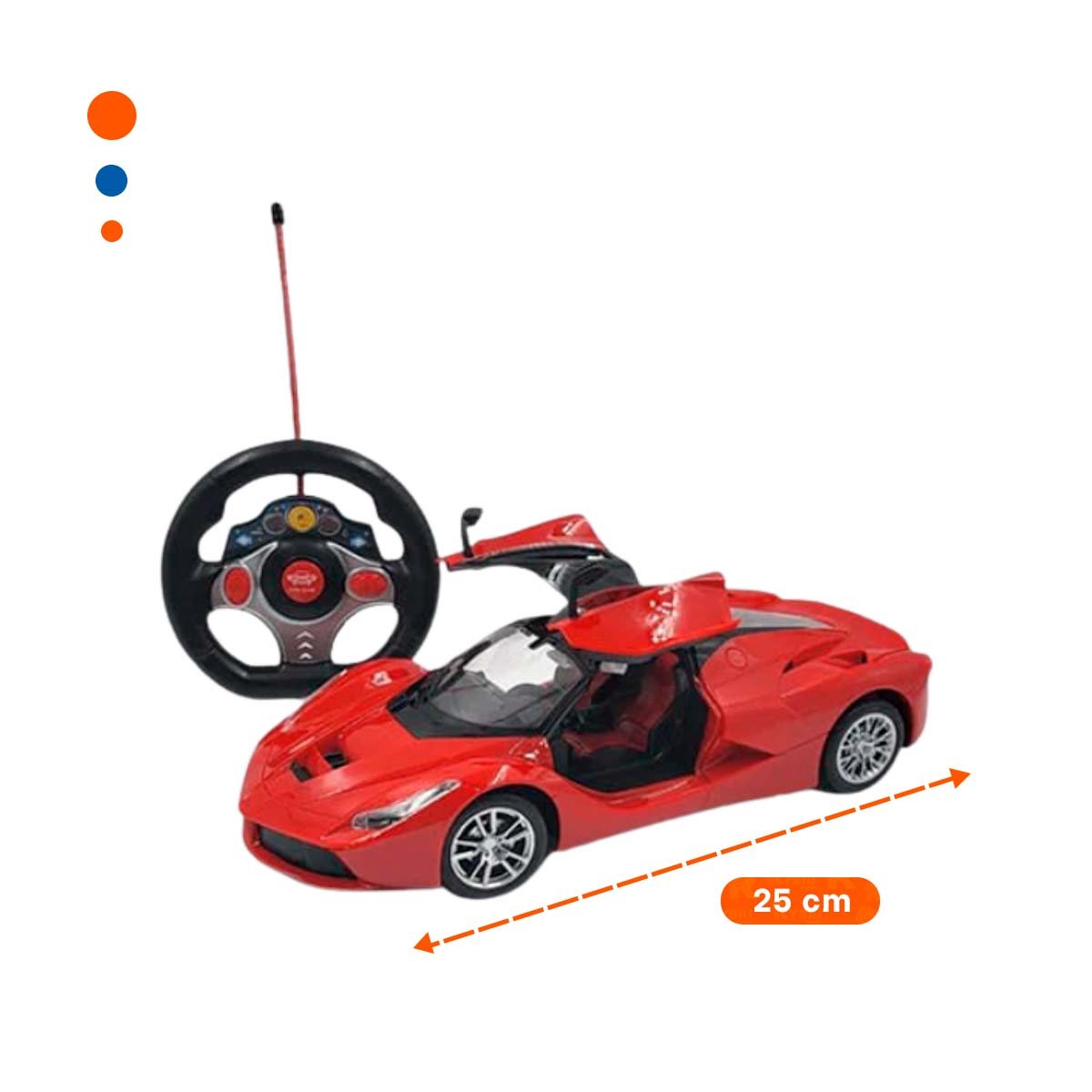 SISTEMA DEPORTIVO A CONTROL REMOTO ROJO PARA ENTRETENIMIENTO EN CASA Y HOGAR Y+REGALO STICKER - 4