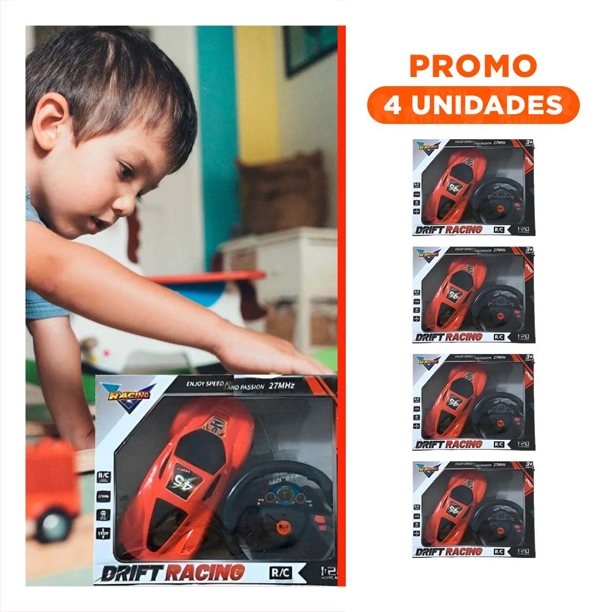 PACK4 DISENO CONTROL REMOTO ROJO PARA CASA CON TECNOLOGIA PORTATIL Y+REGALO STICKER - 1