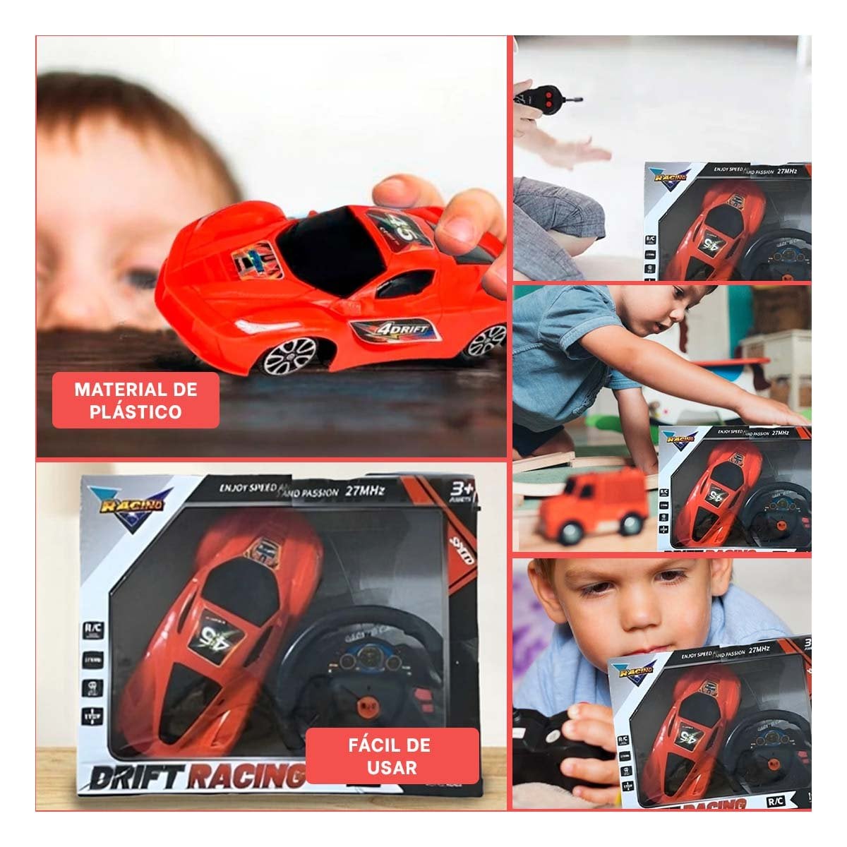 PACK4 DISENO CONTROL REMOTO ROJO PARA CASA CON TECNOLOGIA PORTATIL Y+REGALO STICKER - 2