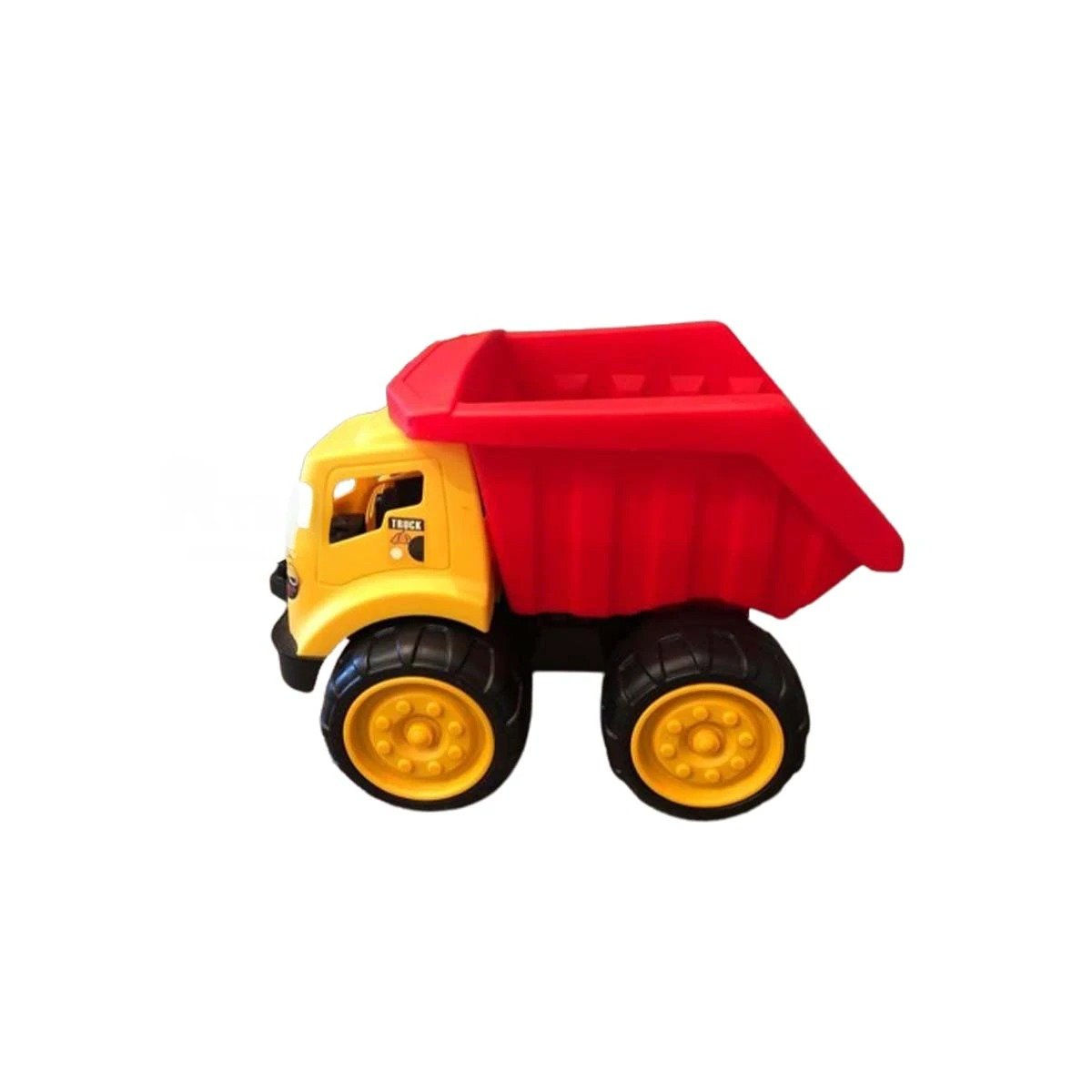 PACK4 VEHICULO VOLQUETE ROJO DE JUGUETE EN BOLSA PARA CASA DECORACION Y USO Y+PAPEL REGALO - 3