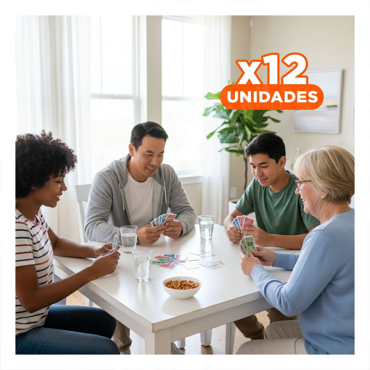 PACK12 PRESENTACION DE MESA DOS CAJA GRANDE PARA REUNIONES EN FAMILIA - 1