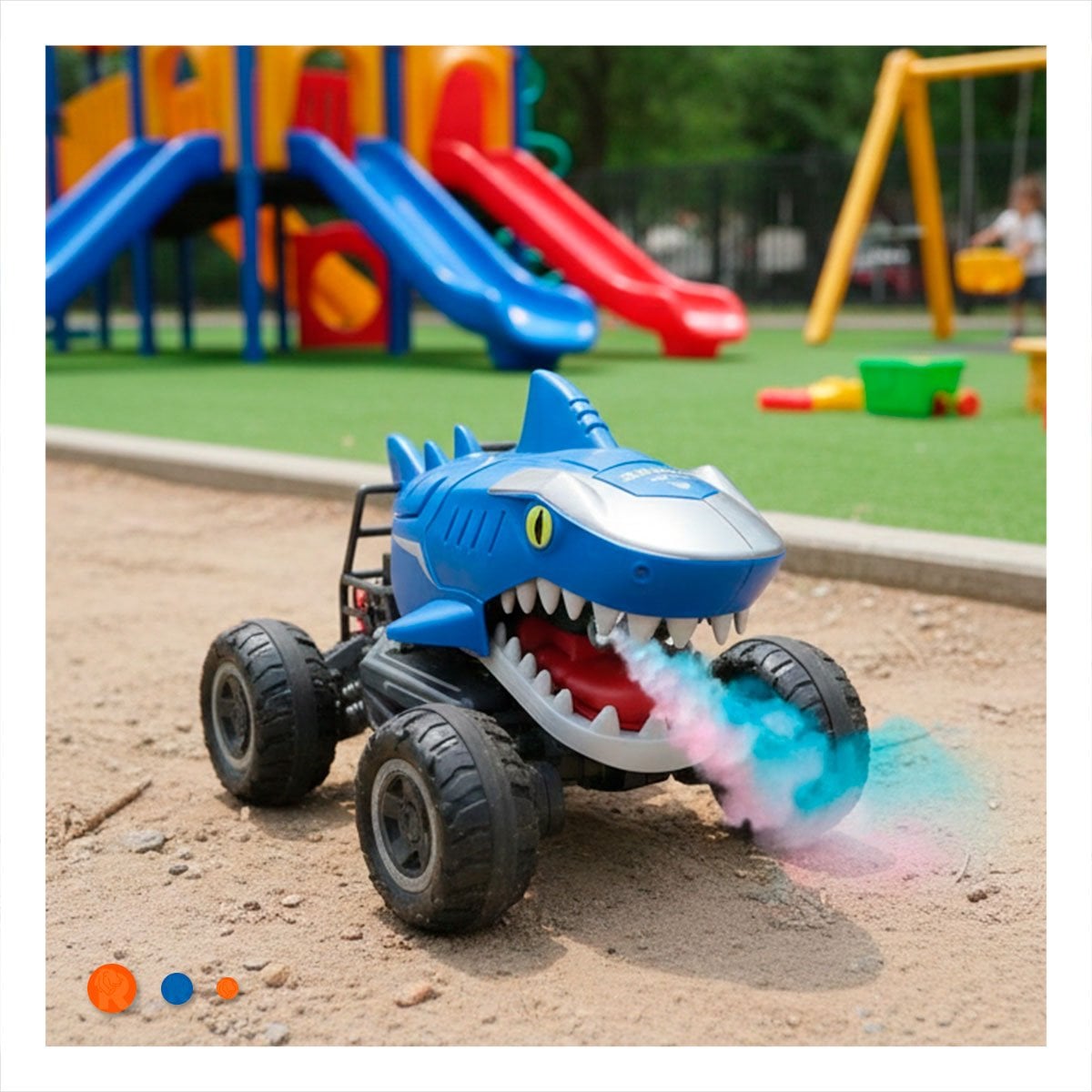 PLATAFORMA ROBOT TIBURON CON CONTROL REMOTO PARA AVENTURAS DE JUEGO Y+REGALO STICKER - 2