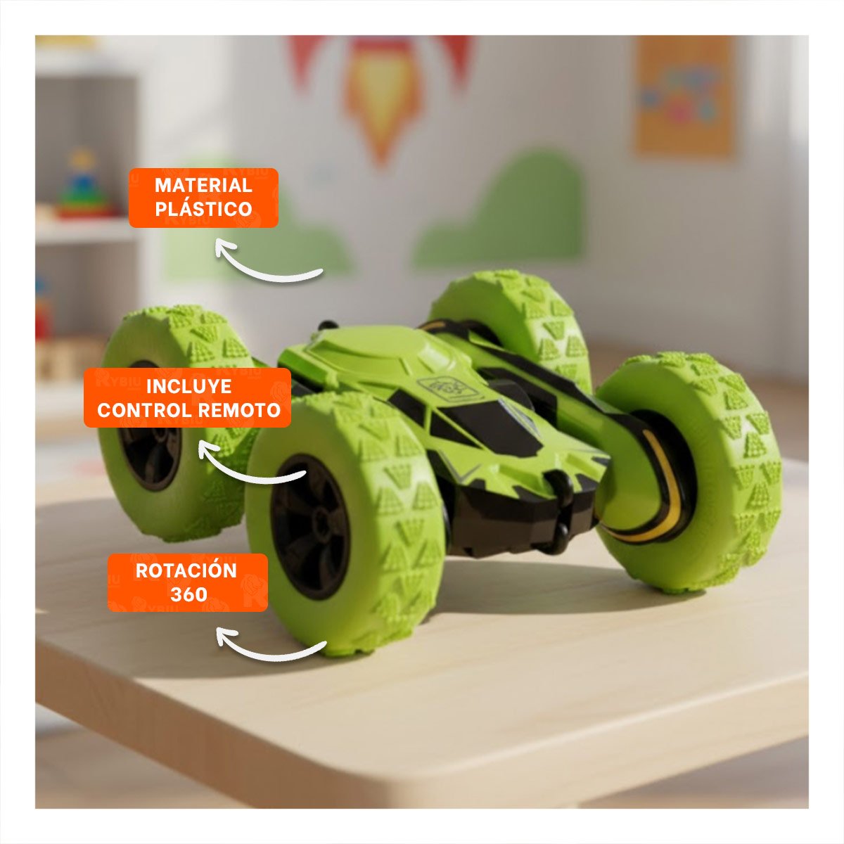 PACK2 COCHE INFANTIL CON CONTROL REMOTO PARA CASA Y PATIO - 5