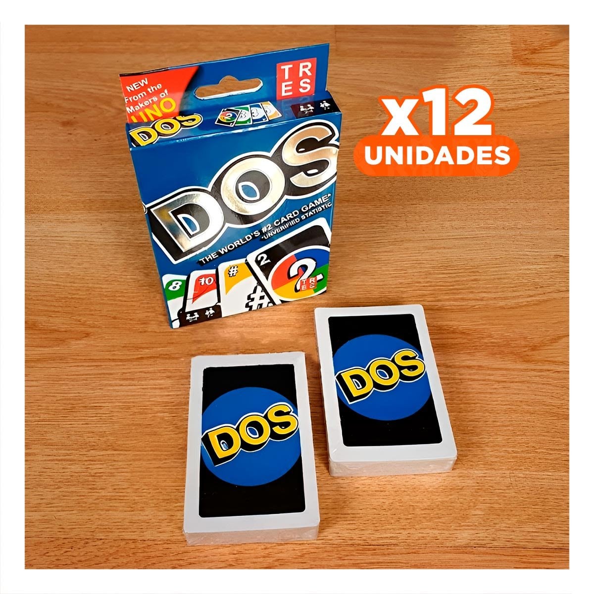 PACK12 ELECCION FAMILIAR DE CARTAS PARA MESA CON DISENO COMPACTO CAJA PEQUENA - 1