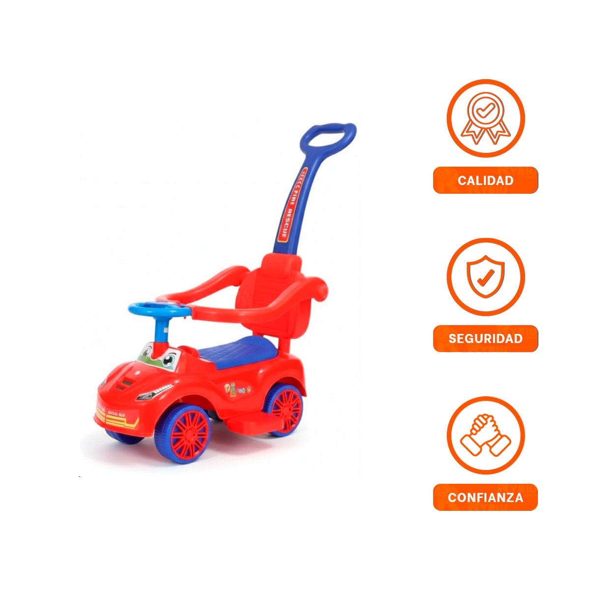 JUGUETE CON MANGO DE EMPUJE PARA JUEGO ACTIVO INFANTIL - 3