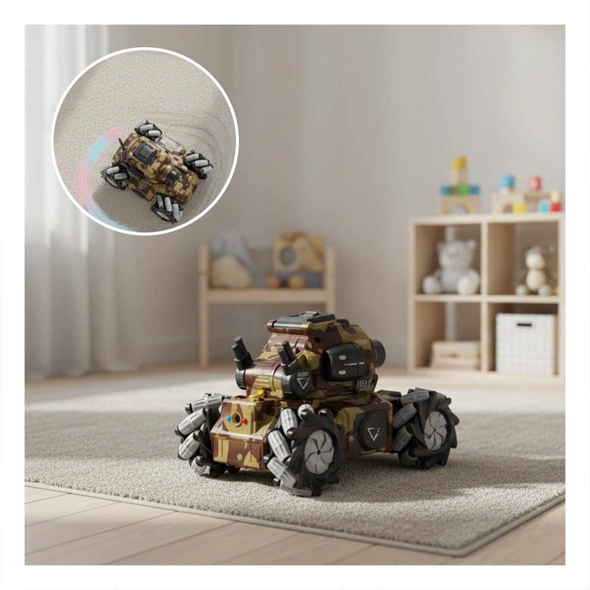 PACK2 MAQUINA DE CONTROL REMOTO CON BOLAS DE HIDROGEL PARA JUEGO ESTRATEGICO MILITAR - 5