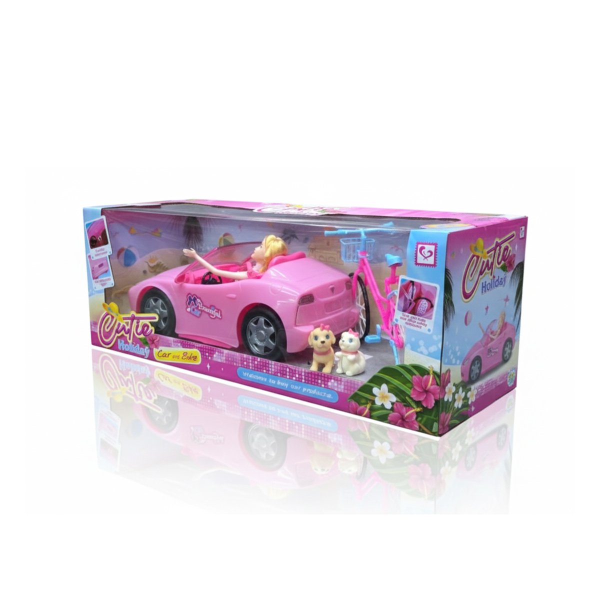 CARRITO DE JUEGO CON BICICLETA Y MASCOTAS PARA CREAR AVENTURAS IMAGINATIVAS Y+LIGAS REGALO - 3
