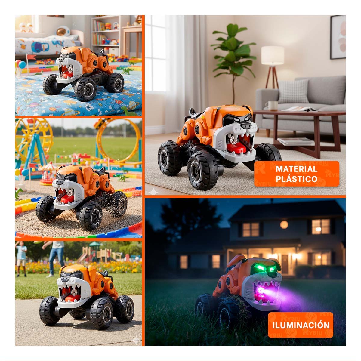 MOVIL ROBOT PERRO CON CONTROL REMOTO PARA DIVERSION CONTINUA EN ESPACIOS DEL HOGAR Y+POST IT - 1