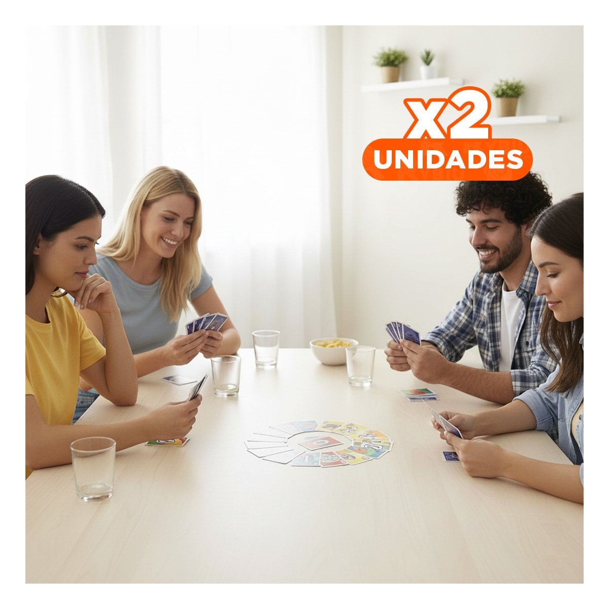 PACK2 OPCION DE MESA DOS CAJA GRANDE PARA REUNIONES FAMILIARES Y+REGALO STICKER - 1