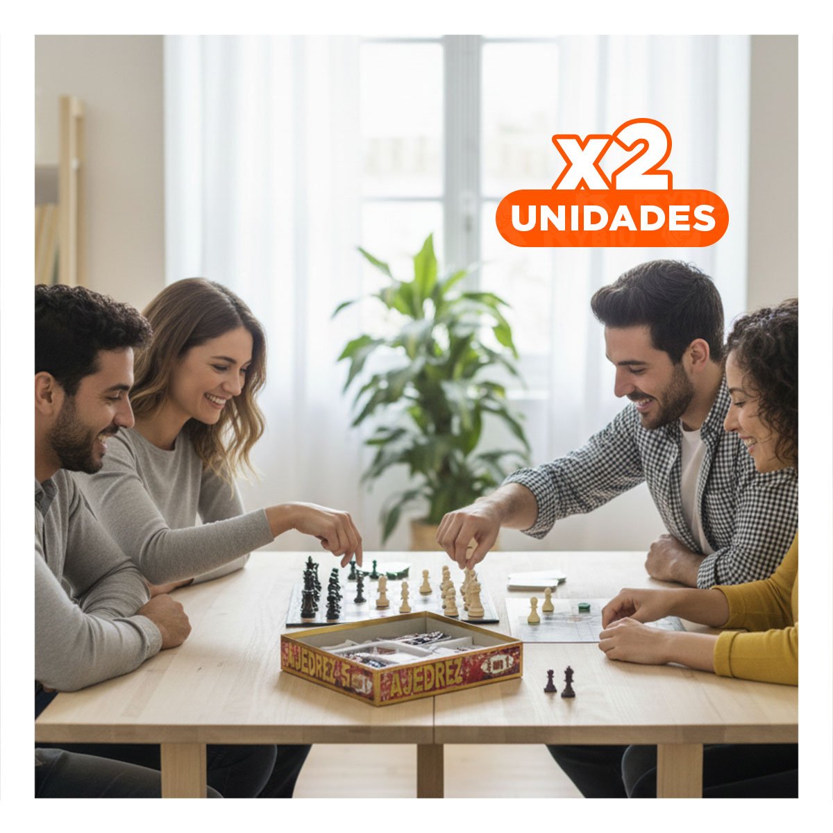 PACK2 DIVERSION ACTIVIDAD 5 EN 1 MESA PARA NINOS Y FAMILIAS Y+REGALO STICKER - 1