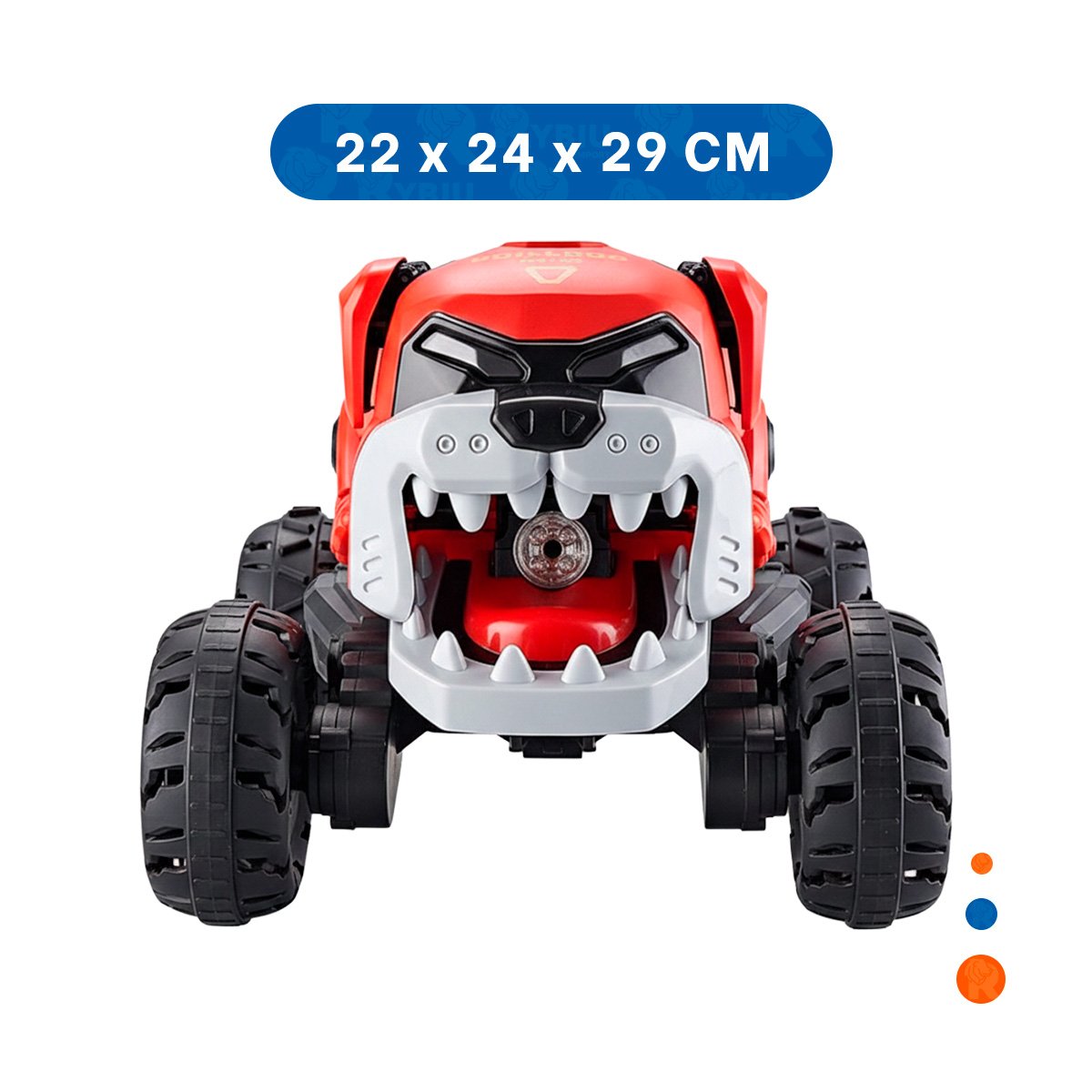 VEHICULO ROBOT PERRO CON CONTROL REMOTO PARA ACTIVIDADES RECREATIVAS EN HOGAR Y+PAPEL REGALO - 4