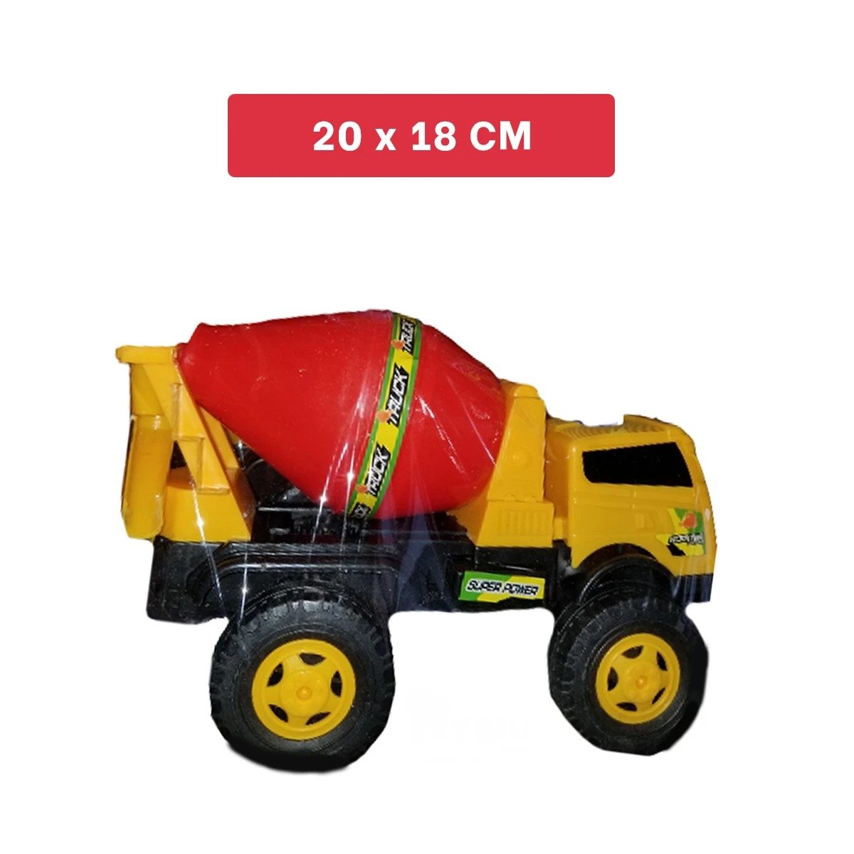 PACK4 LINEA MEZCLADORA DE CONSTRUCCION EN BOLSA GRANDE PARA JUEGO CREATIVO Y+REGALO STICKER - 4