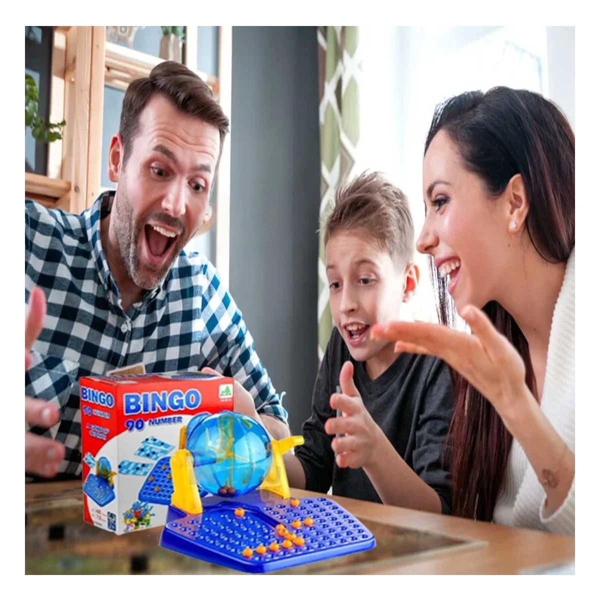 PACK6 OPCION DE MESA CON 90 NUMEROS Y 48 CARTAS CELESTE RECREATIVO Y+REGALO STICKER - 5