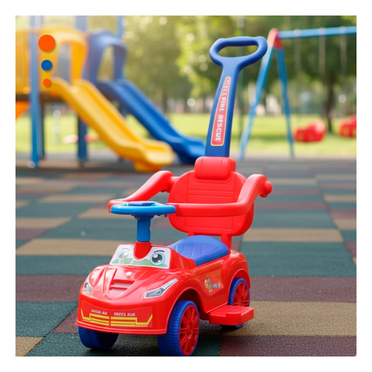 PACK2 VEHICULO DE ARRASTRE PARA USO INTERIOR Y EXTERIOR INFANTIL - 3