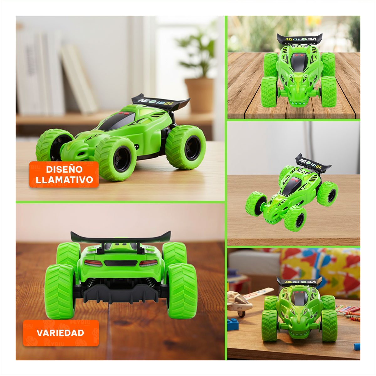 VEHICULO GIRATORIO EN CAJA CON ACCION CONTINUA PARA JUEGO CREATIVO Y DINAMICO Y+POST IT - 5