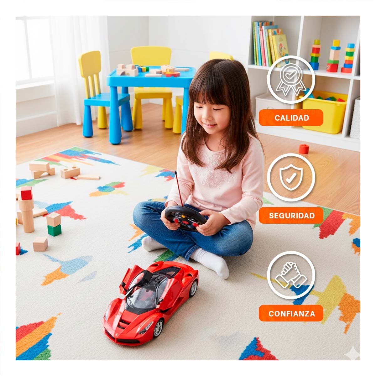 LINEA DEPORTIVA A CONTROL REMOTO ROJO PARA JUEGOS DE CASA Y DIVERSION CONTINUA Y+LIGAS REGALO - 2