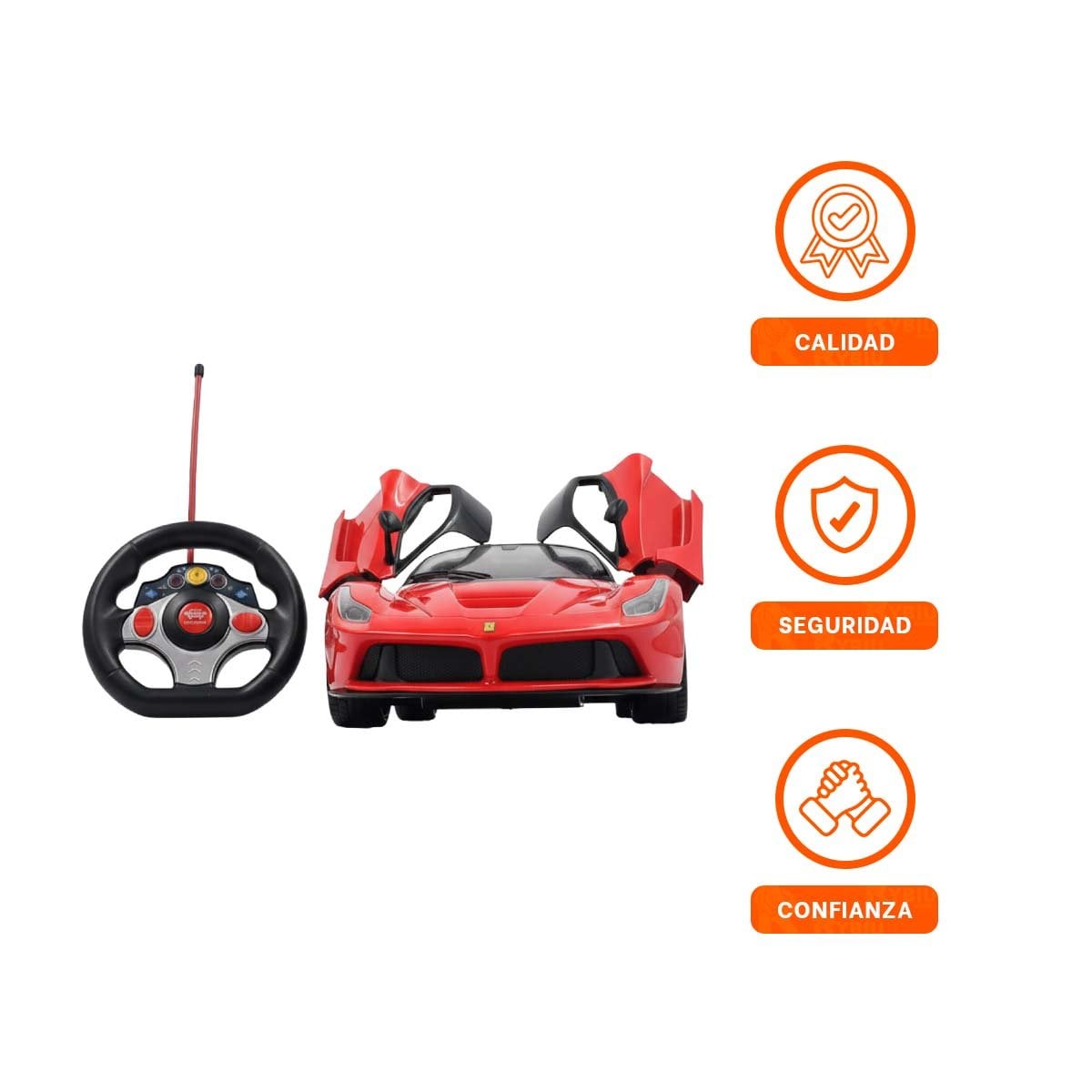 LINEA DEPORTIVA A CONTROL REMOTO ROJO PARA JUEGOS DE CASA Y DIVERSION CONTINUA Y+LIGAS REGALO - 3