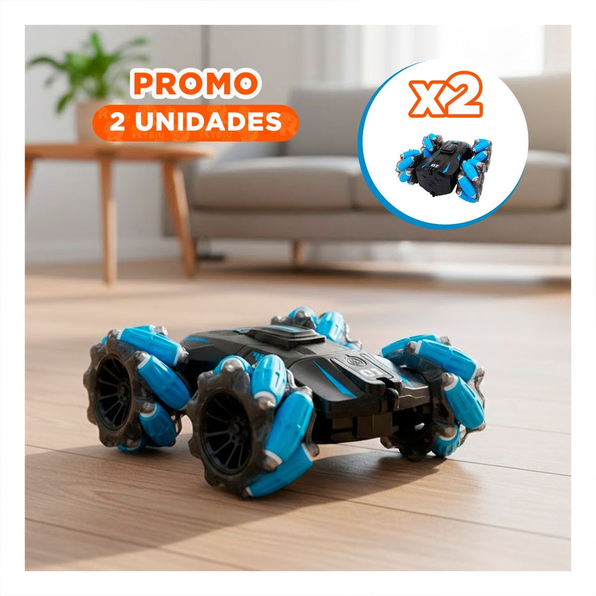 PACK2 MOVIL DE ACCION CON ESTILO ACROBATICO Y CONTROL REMOTO Y+REGALO STICKER - 1